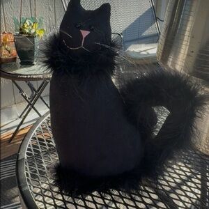 Charming Black Cat Plush Toy